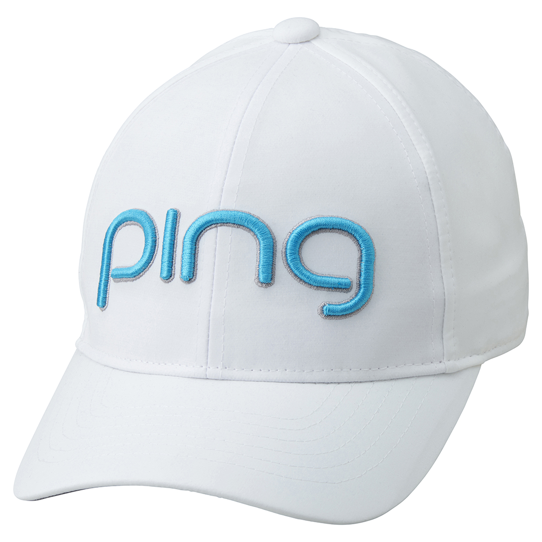 HW-L2501 ツアーキャップ ホワイト・ターコイズ