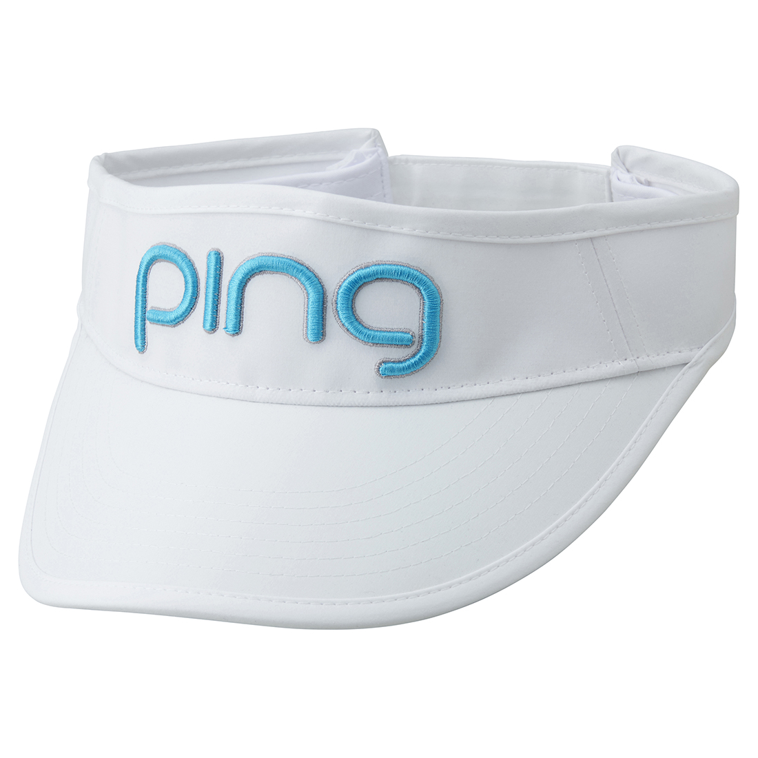 HW-L2502 ツアーバイザー ホワイト・ターコイズ