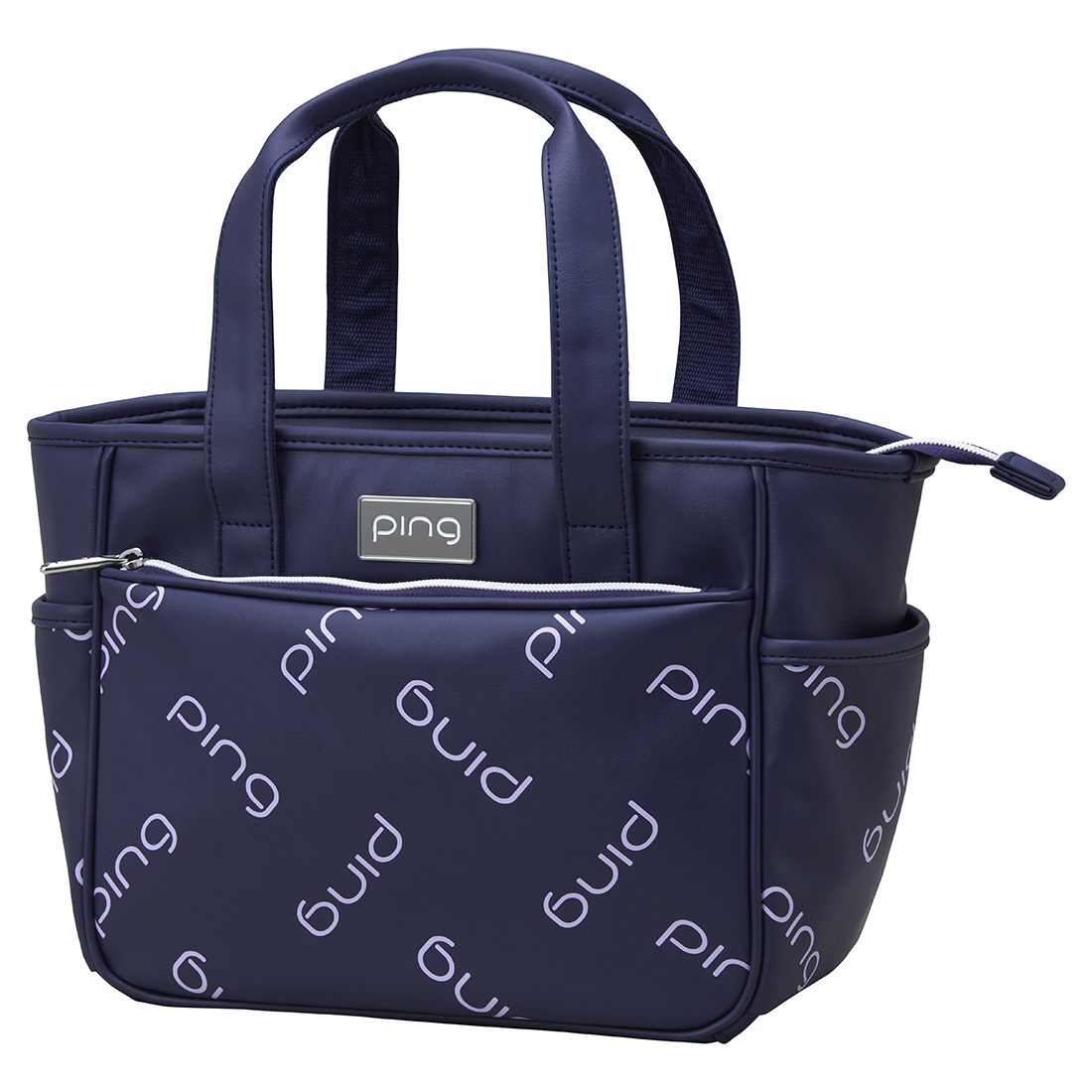 GB-L2509 モノグラムラウンドトート パープルネイビー