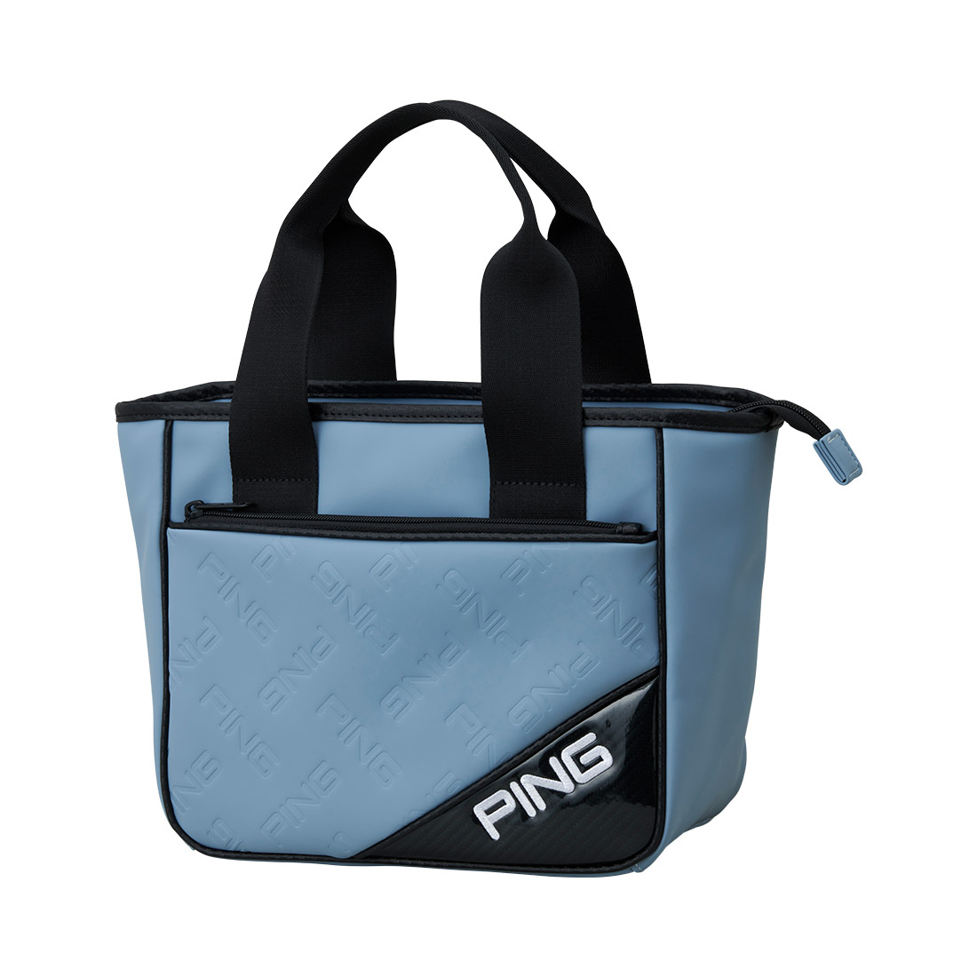 GB-U2616 エンボスラウンドトート ブルーグレー