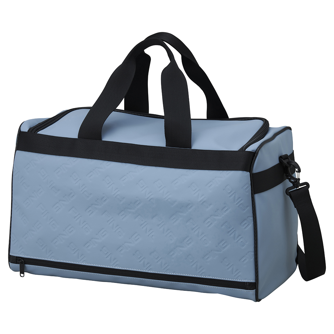 GB-U2614 エンボスボストン ブルーグレー