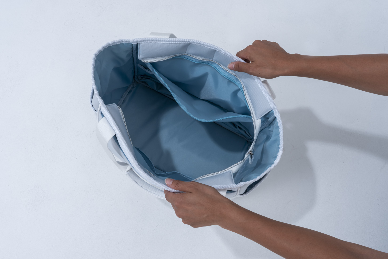 GB-L2607 カジュアルトート アイスブルー